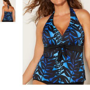 Sapo Print Halter Tankini Top Swimsuits For All. New without tag!